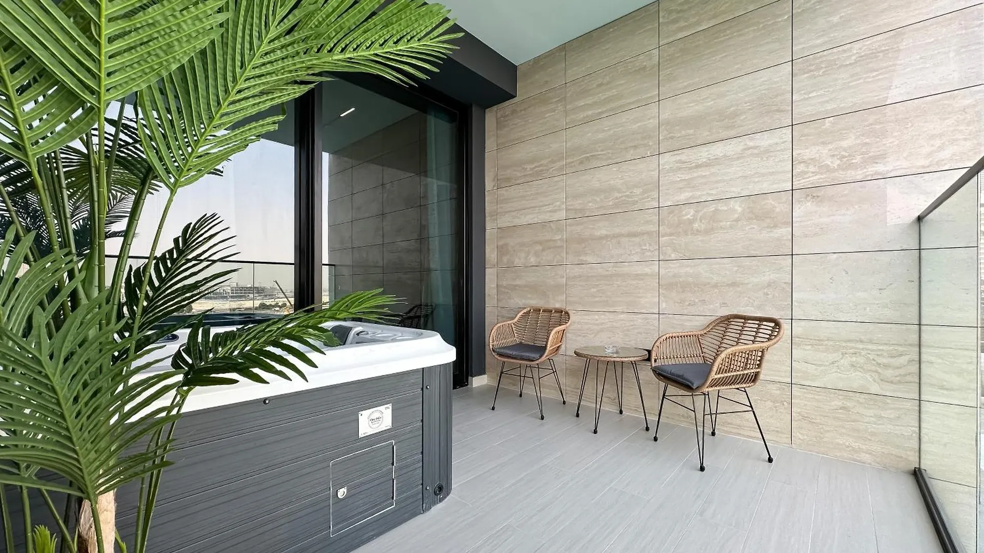公寓 Vista Luxe Studio W Canal & Pool Paradise View 迪拜